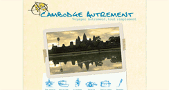 Desktop Screenshot of cambodgeautrement.com
