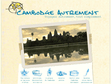 Tablet Screenshot of cambodgeautrement.com